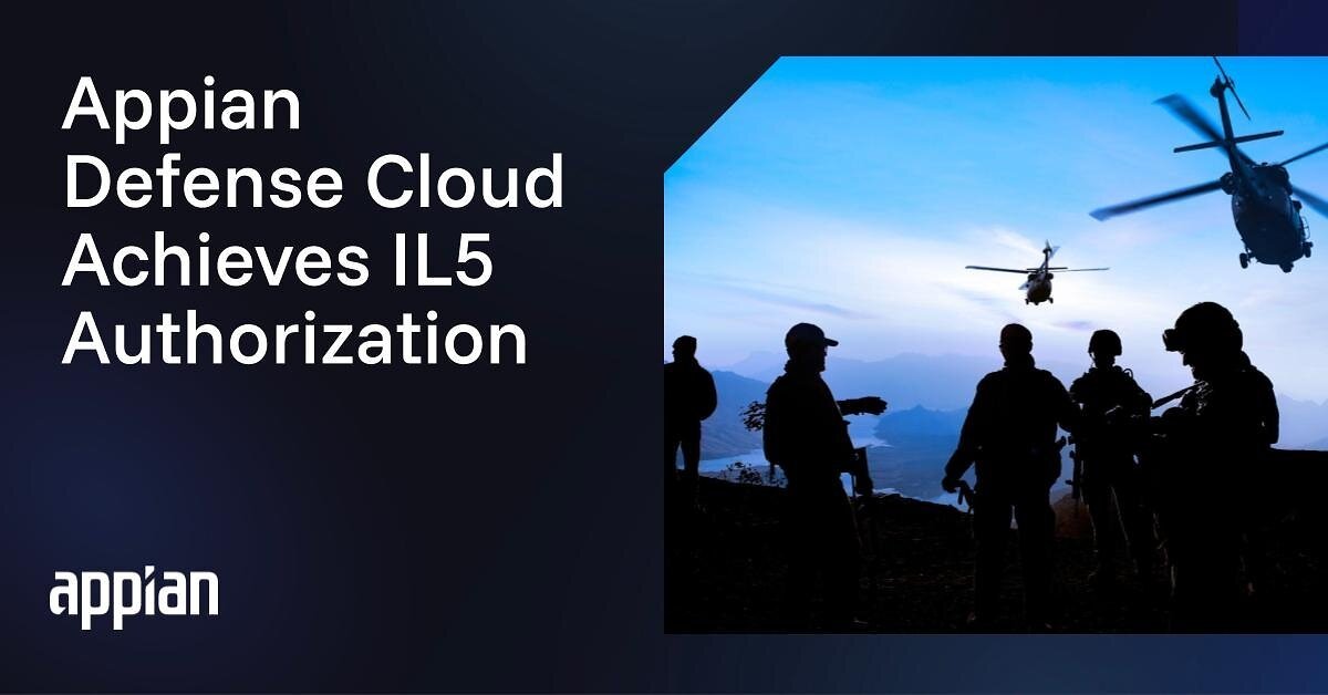 appian-defense-cloud-achieves-il5-authorization-across-department-of-war-operations